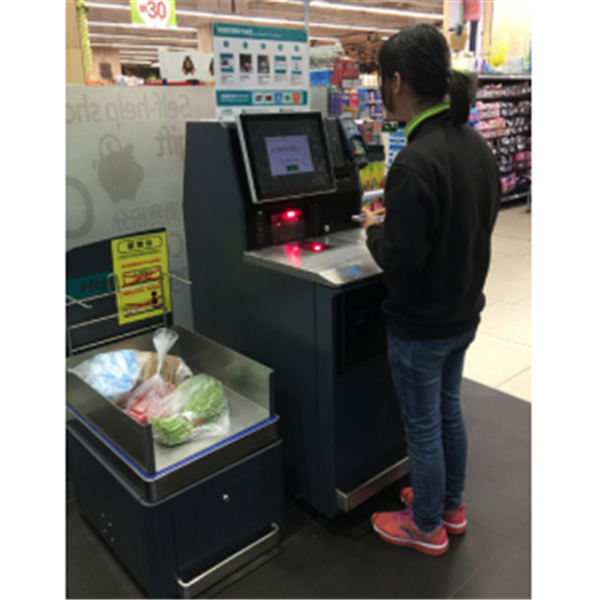 嵌入式扫描模块在超市自助结算机